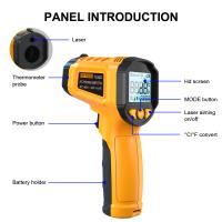 HYTAIS TS600 Termómetro Digital Infrarrojo Sensor No Contacto IR Gun 0.1-1 Emissivity -50~600°C Medidor De Temperatura Mano - details 6