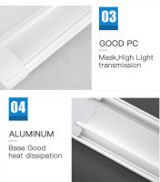 Luz LED Para Armario De Cocina Y Pared 5W 10W 20W Tubo De Iluminación Para Cocina Y Armario Luz Bajo Gabinete 220V Sin Bombillas Incluidas Método De Instalación Auto-contenido - details 12