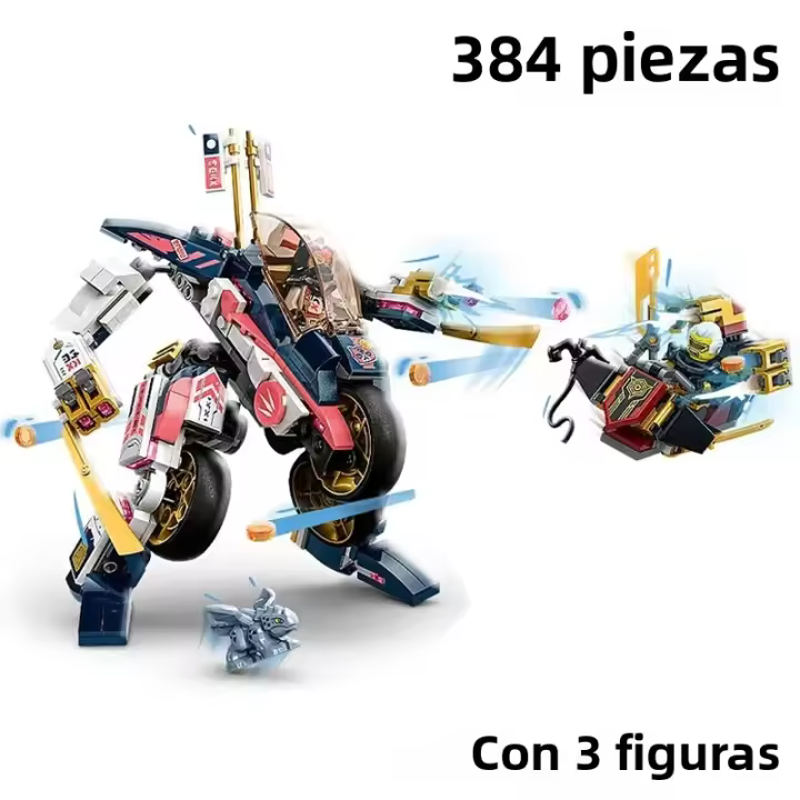 Bloques De Construcción Ninja Series Zane Dragon Power Spinjitzu 327pcs Coche De Carreras Para Niños Juguetes Educativos Regalos De Navidad - 1