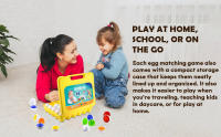 Juguete Educativo Montessori Para Niños Caja De Colores Y Formas Con Dinosaurios Juego De Aprendizaje Temprano Para Bebés - details 23
