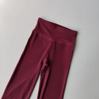 Leggings Micro Flared Para Yoga Pantalones De Yoga Con Pierna Aumentada Cintura Alta Fitness Pantalones De Gimnasio Estirables Casual Deportivos Para Mujer - details 4