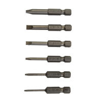 Juego De 6 Piezas De Destornilladores Magnéticos De Cabeza Plana 50mm Tamaños 2.0-6.0mm Acero De Aleación Herramientas De Power Accesorios - details 4