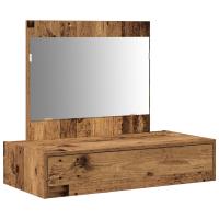Espejo de Tocador Colgante vidaXL Madera Antigua 83x40x70 cm - details 1