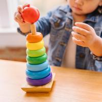 Apilador de Arcoíris Juguetes de Desarrollo Motoras Resolución de Problemas 18 meses Gift para Niño o Niña - details 2