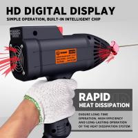 Soldadora de arco portátil de mano, máquina de soldadura eléctrica de 220 W, ajuste de corriente infinitamente inteligente, herramienta de bricolaje, 3900 V - details 1
