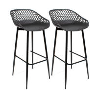 Conjunto de 1 y 2 Taburetes The Secret Home en Polipropileno y Metal/Madera - details 0