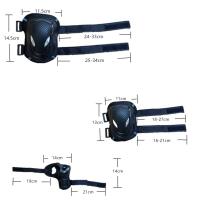 VE Juego de rodilleras, paquete de 6, juego de equipo de Protección con rodillera, muñeca, Codo, Kit de almohadillas de seguridad para niños, adolescentes, patinaje, cycling, monopatín, rodillo - details 2