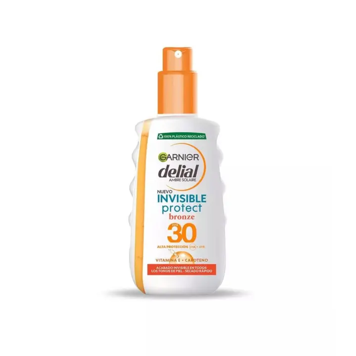 Garnier Spray bronceador Delial Invisible Protect SPF 30+ 200ml - 1