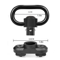 Adaptador De Montaje De Correa 1.25" Con Estudioso Giratorio Para Ar15 Accesorios De Caza Para Rifle QD Mlok Rail Fijación Rápida - details 1