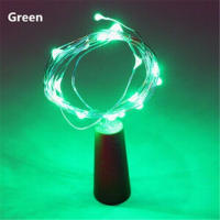 Luces LED Para Botella De Vino Barra 2M Decoración De Navidad Lámpara De Hadas De Cobre Cadena De Luces Festivas Incluye Batería - details 10