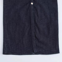 Vestido De Mezclilla TRAF Para Mujer Estilo Casual Manga Corta Midi De Verano Y Primavera Nuevo 2025 Vestido Corto a La Moda - details 8