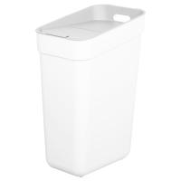 Curver - Cubo reciclaje Ready To Collect, diseño modular apilable, fabricado con plástico reciclado, doble apertura, asa ergonómica, fijación interior para bolsa, pegatinas de clasificación, soporte trasero incluido, ideal para cocina y despensa - details 1