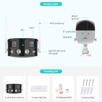 Cámara IP 4K 8MP WiFi Visión Nocturna Color Ángulo Amplio 180° Cámara De Seguridad CCTV Exterior Protección IP66 Con Audio Bidireccional - details 4