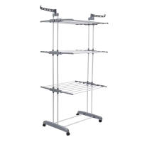 LUTODY - Tendedero Vertical Plegable con Ruedas Giratorias - Gran Capacidad - Metálico para Interior y Exterior - details 1
