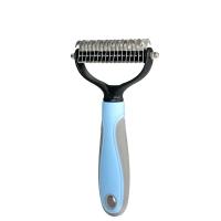 Cepillo De Aseo Para Mascotas Herramienta De Pelaje De Perro Y Gato Eliminador De Pelo Para Cachorros Y Perros Tamaño 17X9cm 17X7cm Material Acero Inoxidable - details 4