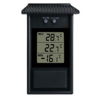 Termómetro Digital Para Jardín Impermeable Con Pantalla De Máximo Y Mínimo Para Invernadero Uso Interior Y Exterior Medidor De Temperatura Para Pared Y Habitaciones - details 8