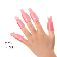 10 Pcs/set Herramientas De Manicura En Acrílico Colorido Gel UV Polvo De Pólvora Para Uñas Con Tapa De Inmersión Y Clips Para Limpieza Y Arte De Uñas - details 4