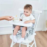 Silla De Comedor Plegable Para Niños 2 En 1 Silla De Aumento Portátil Y Ligera Para Exteriores Con Asiento De Almuerzo Y Playa Ajustable Para Bebés De 1-6 Años Unisex - details 0