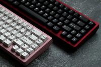 Aifei Keycaps Set Grande Doble Shot Perfil Cherry ABS Para Teclado Wooting GMK Hi75 Switches Layout ANSI Split Purple Green - details 3