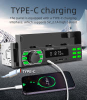 Reproductor De Radio Para Coche 1Din MP3 Bluetooth USB TypeC TF AUX Con Soporte Para Teléfono Multimedia In-Dash 12V - details 9