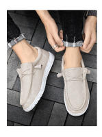 Zapatos Casuales Para Hombre Transpirables Ligeros Slip-On Planos Cómodos De Color Sólido Suela Suave Zapatos De Venta Loafers - details 11