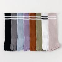 5 Pares De Calcetines Antideslizantes Para Mujer Deportivos De Yoga Y Pilates Para Otoño Y Primavera Calcetines De Dedos - details 0