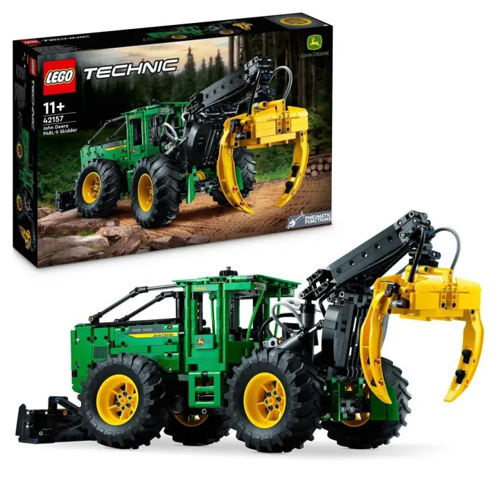 Set de juguetes de construcción LEGO Technic 42157 Skidder John Deere 948L-II; para niños y niñas a partir de 11 años que sienten fascinación por los vehículos pesados (1492 piezas) - 1