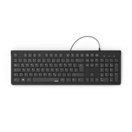 Teclado hama kc - 200 usb tipo a negro - 1