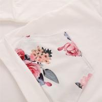 Conjunto De Ropa Para Bebé Niña De 0 a 18 Meses Con Capucha Estampado De Flores Top De Manga Larga + Pantalones + Diadema Con Lazo Moda Otoño - details 3