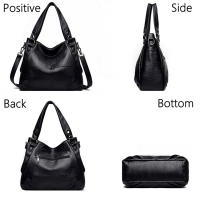 Bolso de cuero with ASA Superior para Mujer - Bolso Femenino de Diseño de lujo, Calidad 30*33*11cm - details 16