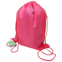 Stitch Mochila Saco con Cuerdas 40x35cm, Mochila Escolar Infantil para Niños y Niñas Stitch Disney, Mochila para Gimnasia, Verano, Playa, Campamento, Piscina, Regalo Cumpleaños, Navidad, Reyes, Color Rosa - details 1