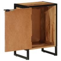 vidaXL Mueble de baño madera maciza de acacia y hierro 40x30x60 cm - details 1