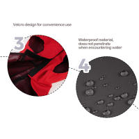 Chubasqueros Impermeables para Mascotas Perros Impermeables con Capucha Bolsillo para Perro Pequeño Mediano y Grande con Material 100% Poliéster - details 3