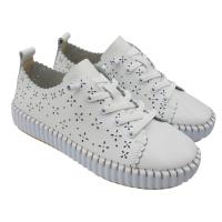 Zapatos marca The Happy Monk modelo Mallorca 006 en color blanco - details 4