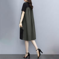 ZANZEA Vestido Corto De Verano Para Mujer Estilo Coreano Colorblock Patchwork Con Bolsillos Grandes Y Manga Corta Moda Casual Vacaciones - details 2