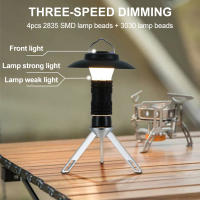 Linterna Recargable LED Super Brillante Multi Funcional Para Camping Luz Portátil De Exterior Essentials Para Viajes Y Trabajo - details 1