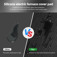 1Pc Alfombrilla De Silicona Para Estufa De Vidrio Protectora Para Cocinas Eléctricas Y Aspiradoras Moderna Y Ecológica - details 4