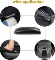 2 almohadillas universales de cuero suave para reposabrazos de coche, para rodillas, codos y piernas, para consola central. - details 0