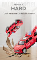 Vehículo De Rescate 1:32 En Miniatura Con Puertas Abiertas Luz Y Sonido Coche De Metal Para Niños Regalo De Juguete Duradero - details 4