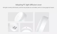 Xiaomi MiJIA LED Sensor De Movimiento Infrarrojo Inteligente Luz Nocturna Controlable Con Luz Dimmer Para Hogar Inteligente Sin Batería Luz Redonda De 2400K±93K Potencia Ratemax 0.4W Tamaño 65x65x38mm - details 7