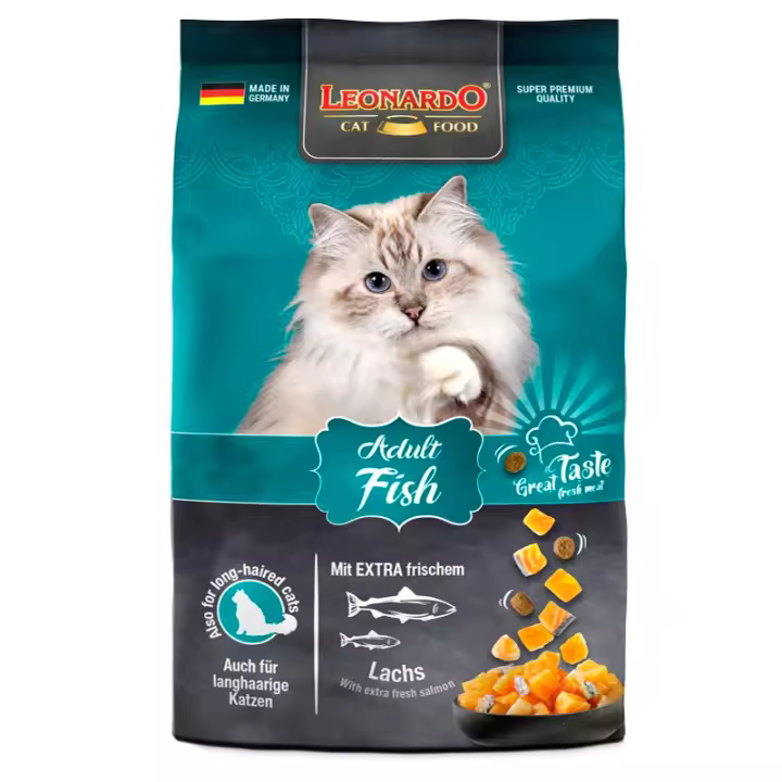 Leonardo Adult Fish Pescado pienso para gatos 7.5 Kg - 1