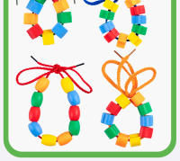100pcs Bolas De Encaje Educativas Montessori Juguete De Contención Para Niños Autistas Prescolar Entrenamiento Regalos - details 9
