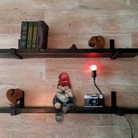 Estatua De Gnome Jardín Divertida Mago Fumador Gnome Anciano Con Barba Blanca Joven Escultura De Jardín Para Decoración De Habitaciones - details 6