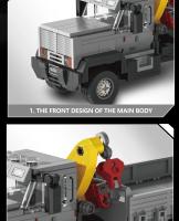 Bloques De Construcción Clásico Camión De Cisne 349PCS Modelo De Transporte De La Ciudad Juguetes Educativos Para Niños Regalos De Vacaciones Decoración De Escritorio - details 5