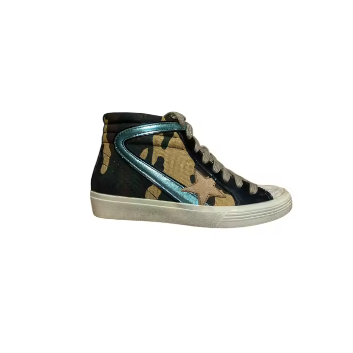Zapatilla bota estrella mujer golden - 1