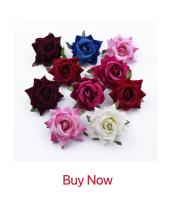 Rosa De Seda Artificial Dahlias Para Boda Arco Navidad Fiesta Doméstica Regalo DIY Decoración De Jardín Caja De Regalo - details 7