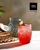 STARLEY-Set 6 Vaso bajo ,Vaso Alta tiki 500ml-600ml, colores la mediterr - details 0
