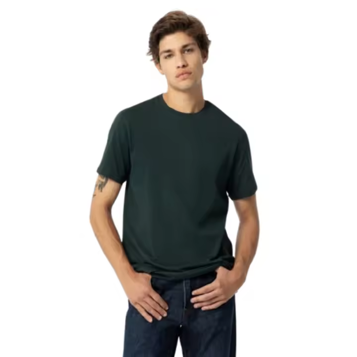 Camiseta Tiffosi para Hombre - Verde | Regular Fit | 100% Algodón | Tallas S-2XL - 1