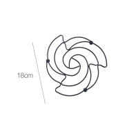 1PC Creativo Tapete De Hierro Redondo Soporte Para Sartén Y Taza Tapete De Cocina Moderno Ecológico Para Decoración De Mesa - details 7