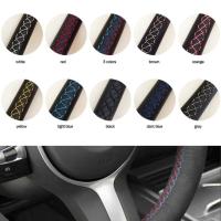 Cubierta De Volante De Coche Personalizada En Cuero Microfibra Perforado Para MG ZS HS GS 5 6 RX5 RX8 ZST ZS EV Compatible Con Volante Original - details 1